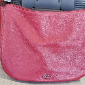 Red Leather Coach Purse